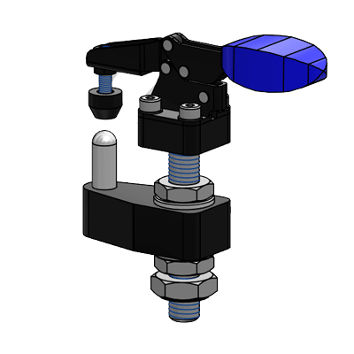 מתקן דפינה למכונת מדידה CAD מודל model תיבמ