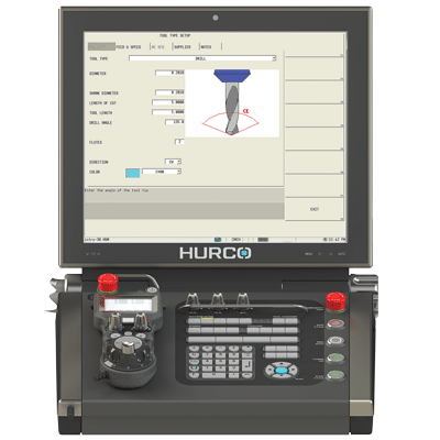 מסך FANUC HURCO הפעלה g-code תכנות על המכונה בקרה מחשב CNC