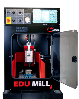 LEVIL EDU MiLL – כרסומת CNC משולבת עם אפשרות להדפסת תלת־ממד